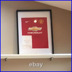 Angel Di Maria, Manchester United Signed Shirt With COA (without frame)