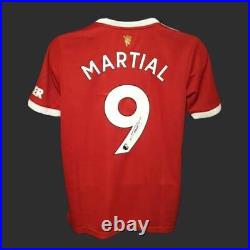 Anthony Martial Manchester United Signed 21/22 Shirt COA