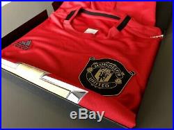 Anthony Martial Signed Manchester United 2019/20 Home Shirt Boxed