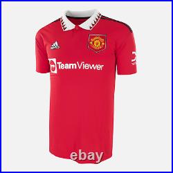 Anthony Martial Signed Manchester United Shirt 2022-23 Home 9