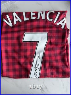 Antonio Valencia Manchester United Signed Shirt