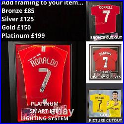 Antony Signed 22/23 Manchester United Football Shirt Photo Proof COA