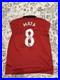Authentic Manchester United Home Shirt. Juan Mata Number 8 Hand Signed