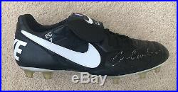 Authentic Signed Eric Cantona Nike Tiempo Boots Manchester United with COA