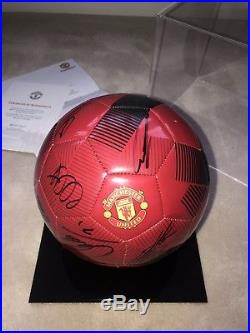 Authentic Signed Manchester United Ball 2018 Team