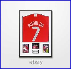 Authentically Signed Cristiano Ronaldo Signed Shirt 2008 Manchester United