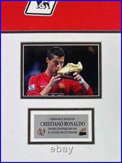 Authentically Signed Cristiano Ronaldo Signed Shirt 2008 Manchester United