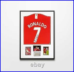 Authentically Signed Cristiano Ronaldo Signed Shirt Manchester United