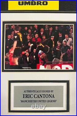 Authentically Signed Eric Cantona Autograph Manchester United