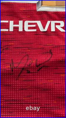 Authenticated Manchester United 20/21 Shirt Signed By 4 inc. Bryan Robson COA Authenticated Manchester United 20/21 Shirt Signed By 4 inc. Bryan Robson COA