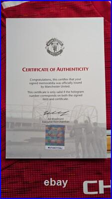 Authenticated Manchester United 20/21 Shirt Signed By 4 inc. Bryan Robson COA