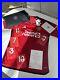 Authenticated Manchester United Season 23 Shirt Signed By Utd Legends