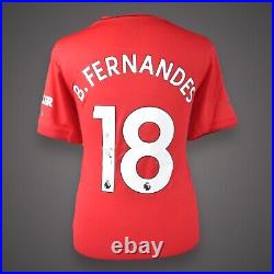 BRUNO FERNANDES hand signed Manchester United CERTIFICATE £175