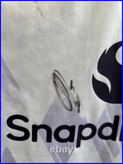 Benjamin Sesko And Luke Shaw Hand Signed Manchester United Away 2026 Shirt