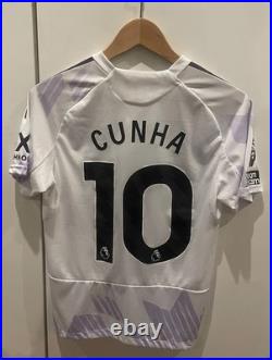 Benjamin Sesko And Luke Shaw Hand Signed Manchester United Away 2026 Shirt