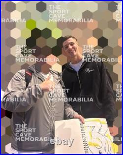 Benjamin Sesko Signed Manchester United 2025/26 Home Shirt- Deluxe Framed