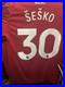 Benjamin Sesko Signed Manchester United 25/26 Home Shirt With Exact Photo Proof