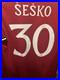 Benjamin Sesko Signed Manchester United 25/26 Home Shirt With Exact Photo Proof