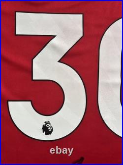 Benjamin Sesko Signed Manchester United Shirt Old Trafford Genuine Slovenia Benjamin Sesko Signed Manchester United Shirt Old Trafford Genuine Slovenia