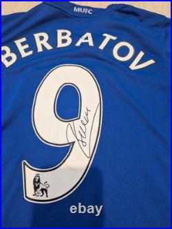 Berbatov Signed Manchester United Shirt Printed Autograph