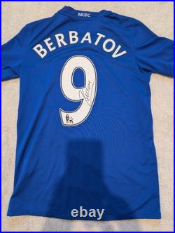 Berbatov Signed Manchester United Shirt Printed Autograph