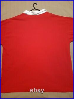 Bobby Charlton Denis Law Signed Manchester United Retro Shirt