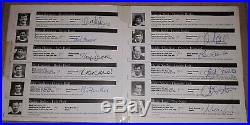 Bobby Charlton Signed Manchester United Signed 1968 Winning European Team