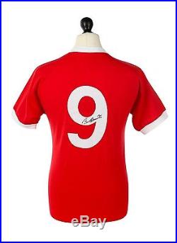 Bobby Charlton Signed Shirt Manchester United Autograph 1958 Jersey Memorabilia
