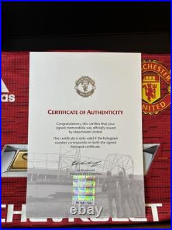 Boxed Luke Shaw Signed Manchester United Shirt With Certificate Of Authenticity Boxed Luke Shaw Signed Manchester United Shirt With Certificate Of Authenticity