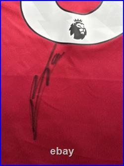 Bruno Fernandes #8 Hand Signed Manchester United Football Shirt with Photo Proof