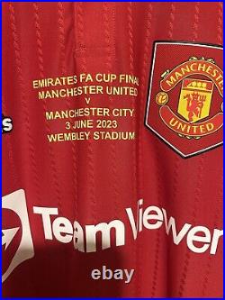Bruno Fernandes Fa Cup Final 2023 Player Version Manchester United Shirt