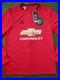 Bruno Fernandes Hand Signed Manchester United Home Football Shirt Autograph