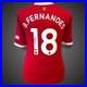 Bruno Fernandes Hand Signed Manchester United Shirt £199 With COA