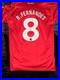 Bruno Fernandes Hand Signed Manchester United Shirt 25/26 With Proof