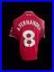 Bruno Fernandes Manchester United Hand Signed Home Shirt 2025-26