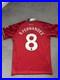 Bruno Fernandes Manchester United Hand-Signed Home Shirt Jersey