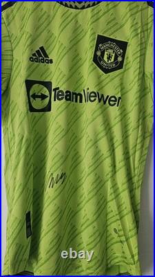 Bruno Fernandes Manchester United Hand Signed Shirt