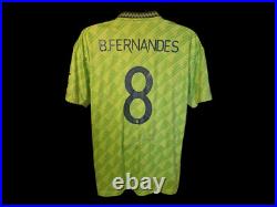 Bruno Fernandes Manchester United Signed 22/23 Third Football Shirt COA