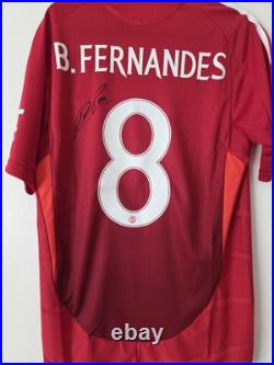 Bruno Fernandes Manchester United Signed Shirt Bruno Fernandes Manchester United Signed Shirt