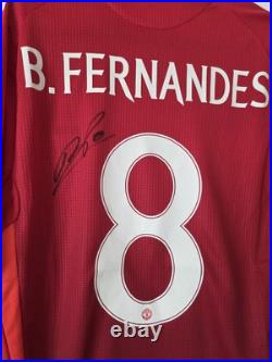 Bruno Fernandes Manchester United Signed Shirt Bruno Fernandes Manchester United Signed Shirt