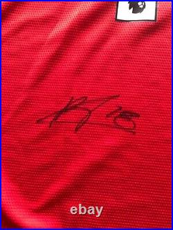 Bruno Fernandes Premier League Manchester United Signed Football Shirt Autograph