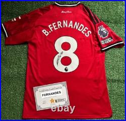 Bruno Fernandes Signed Manchester United 25/26 Shirt EXACT VIDEO PROOF & COA