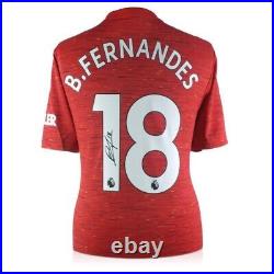 Bruno Fernandes Signed Manchester United Football Shirt
