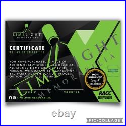 Bruno Fernandes Signed Manchester United Home Shirt With Coa And Photo Proof