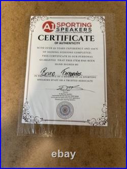 Bruno Fernandez Manchester United Signed Shirt With Sporting Speaker COA