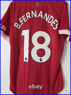 Bruno Fernando's Signed Manchester United Shirt