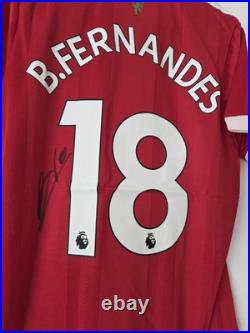 Bruno Fernando's Signed Manchester United Shirt