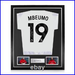 Bryan Mbeumo Signed Framed Manchester United 2025/26 Away Shirt TCCAuthenticated