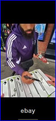 Bryan Mbeumo Signed Manchester United Football Shirt With COA & photo proof