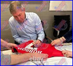 Bryan Robson Signed Manchester United Football Shirt See Proof + Coa